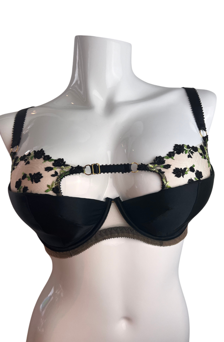 Charlotte Noir Bridge Bra 0824-34