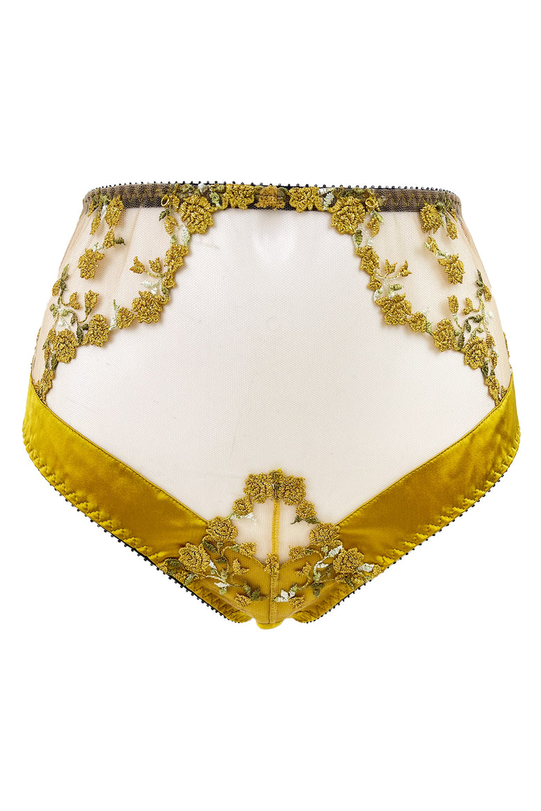 Charlotte Silk en or high waist brief ss1375