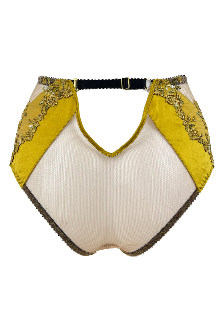 Charlotte Silk en or high waist brief ss1375