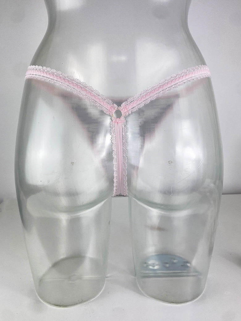 Beyond Sustainable Pink & Silver G-STRING SSS1144