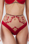 Charlotte Silk High Waist Brief