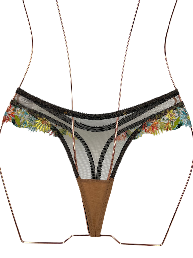 Sally Daisy High Cut Thong SS8085