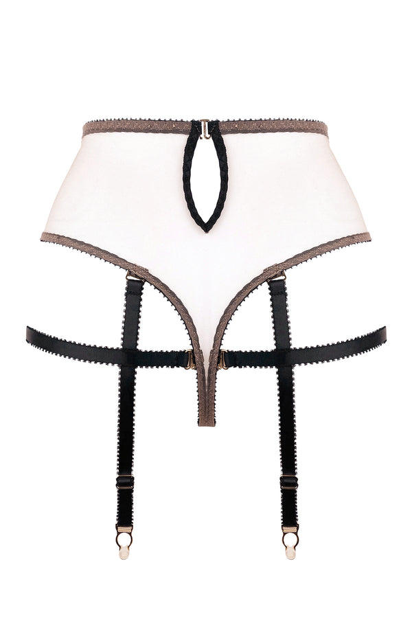 Charlotte Silk en Or High Waist Thong