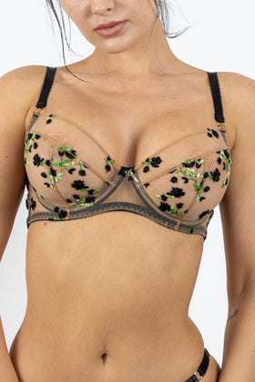 Charlotte Noir Sustainable Bra