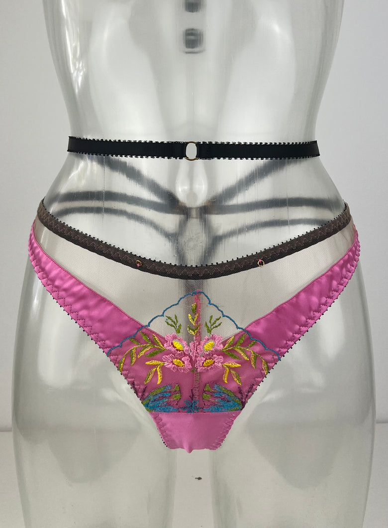 Zuzia Silk Pink Thong SS8017