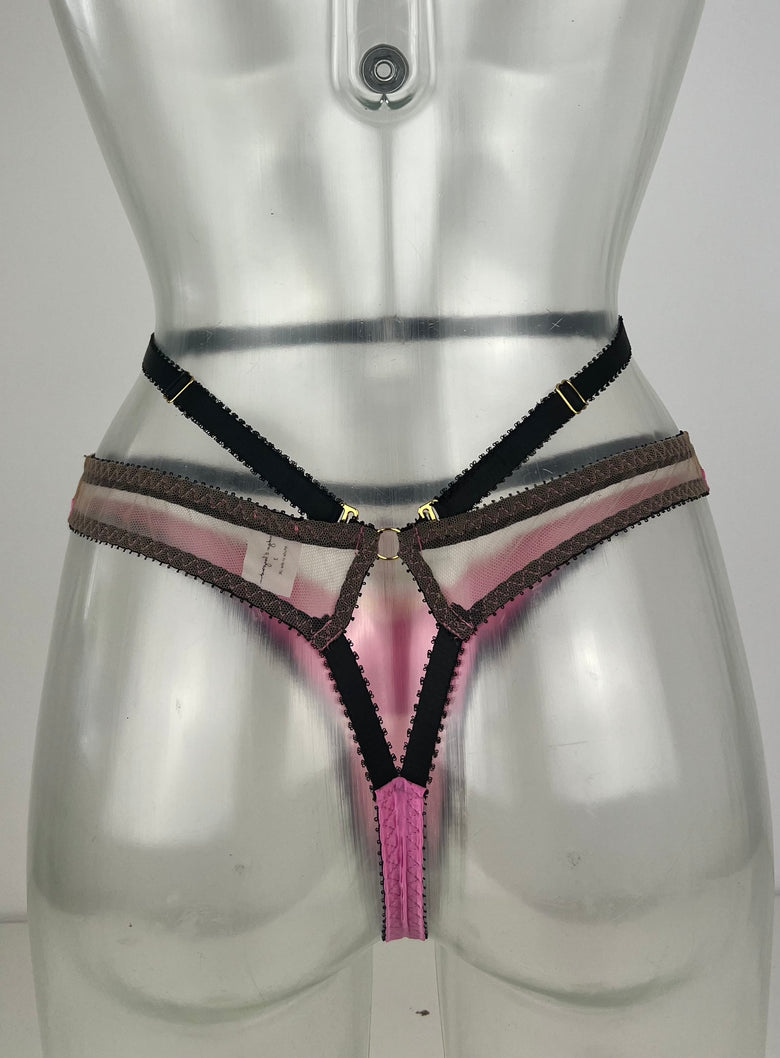 Zuzia Silk Pink Thong SS8017