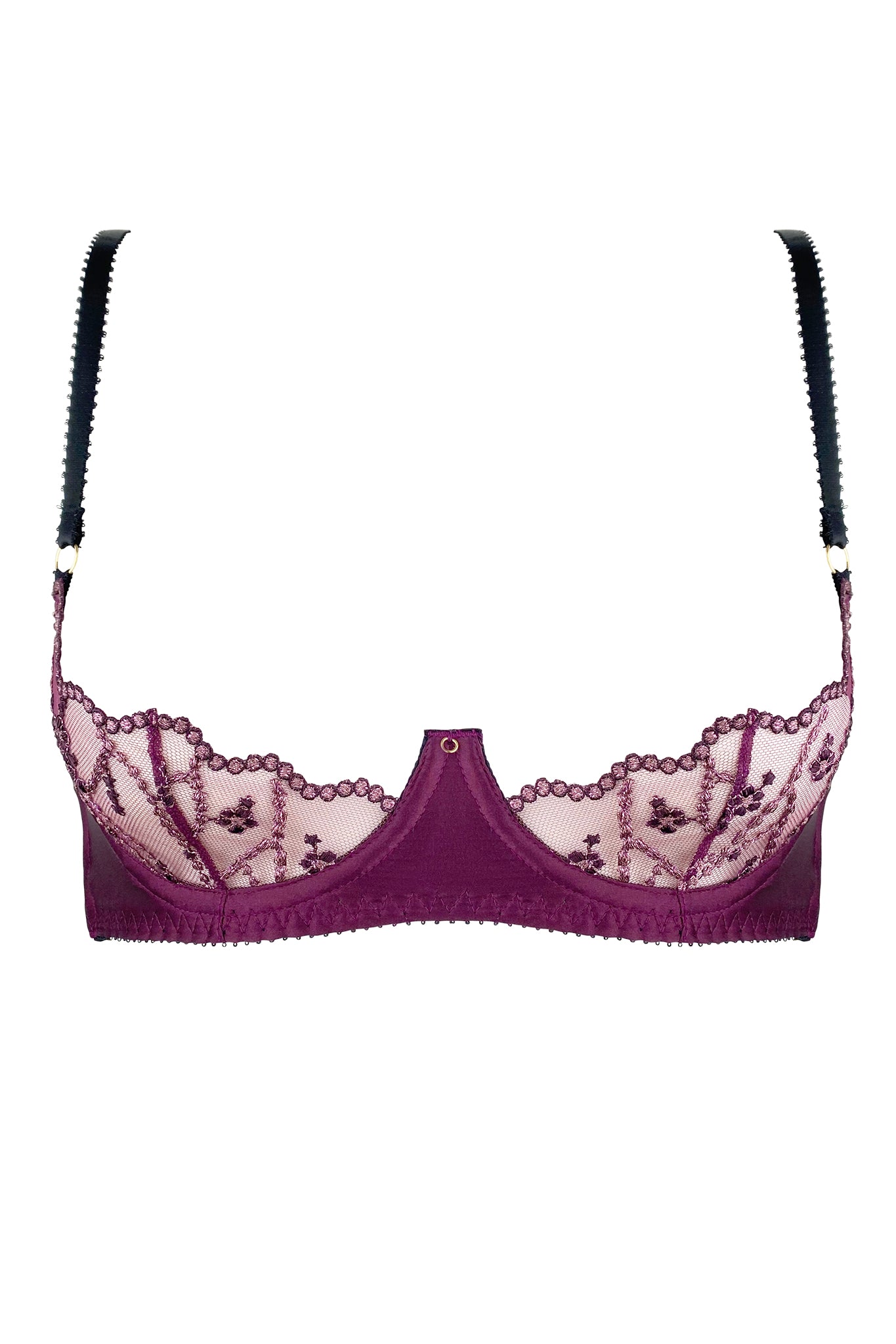 Kelly Collection Luxurious Purple Lingerie Set—edge O Beyond Uk