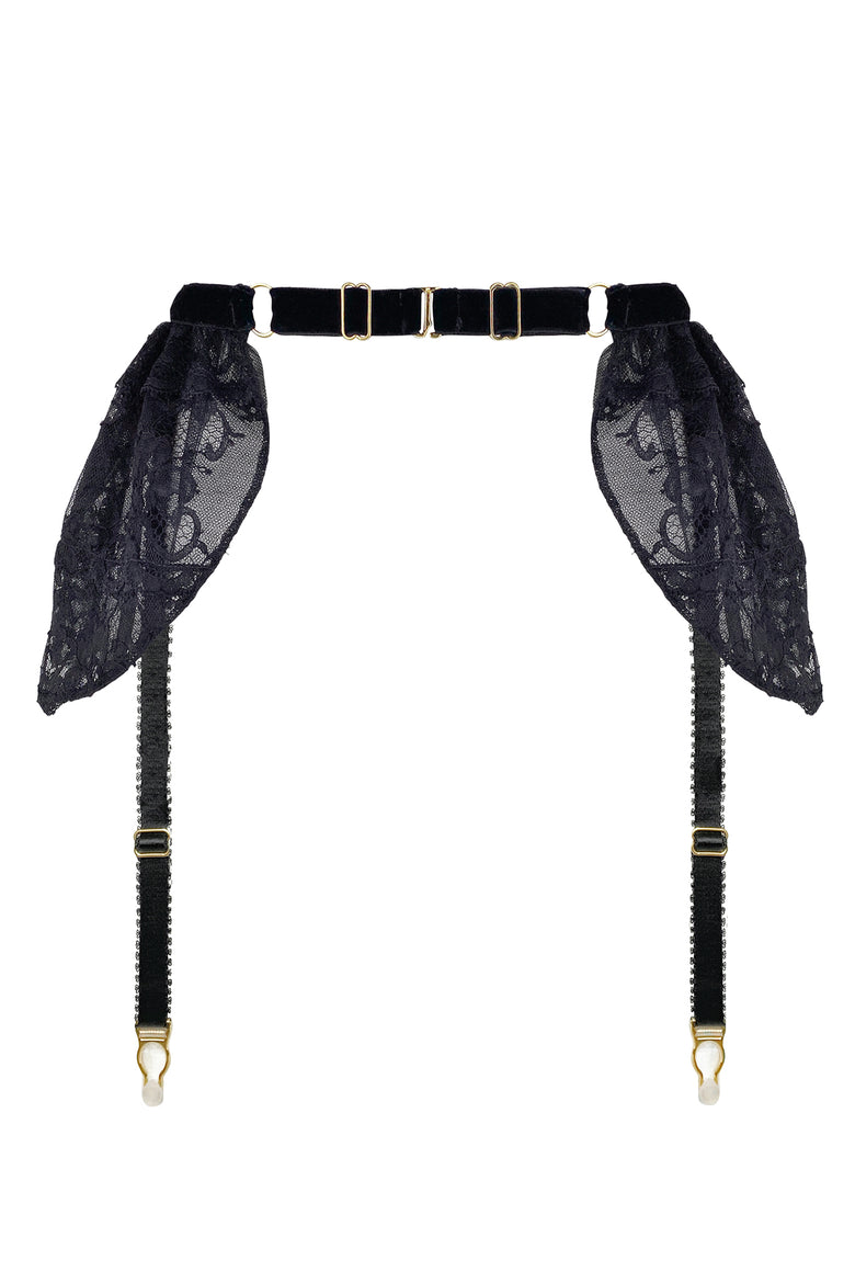 Tamara Noir Skirted Suspender