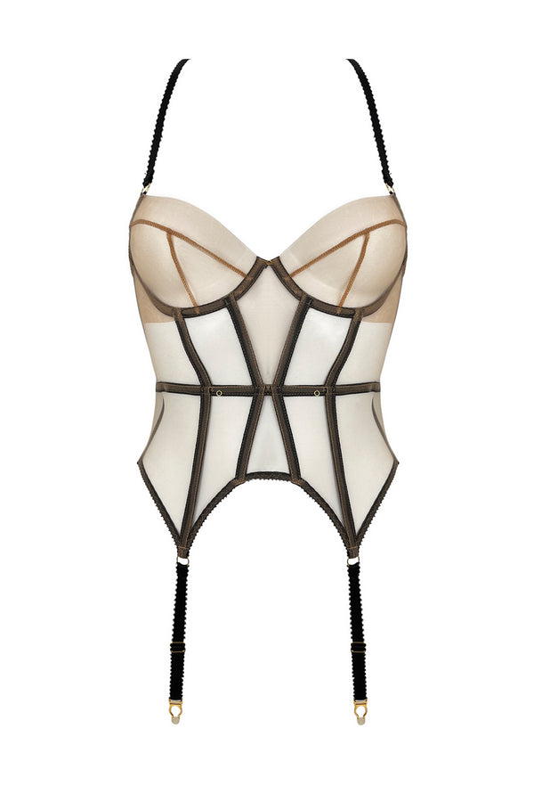 Marinette Three Piece Cup Illusion Basque