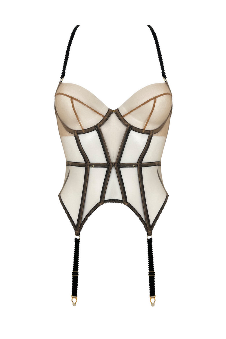 Marinette Three Piece Cup Illusion Basque