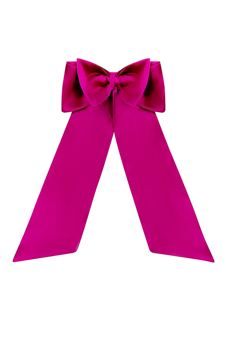 Bow Scrunchie Fuchsia