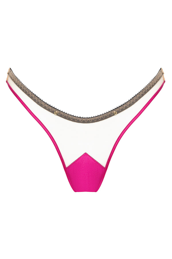 Barbie Fuchsia High Cut Thong