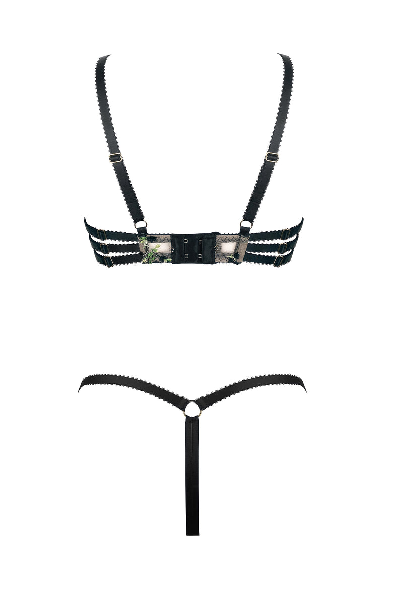 Charlotte Noir Sustainable Bra