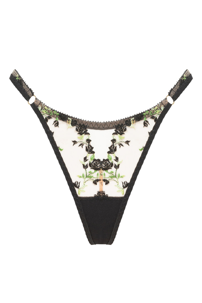 Charlotte Noir High Cut Brief