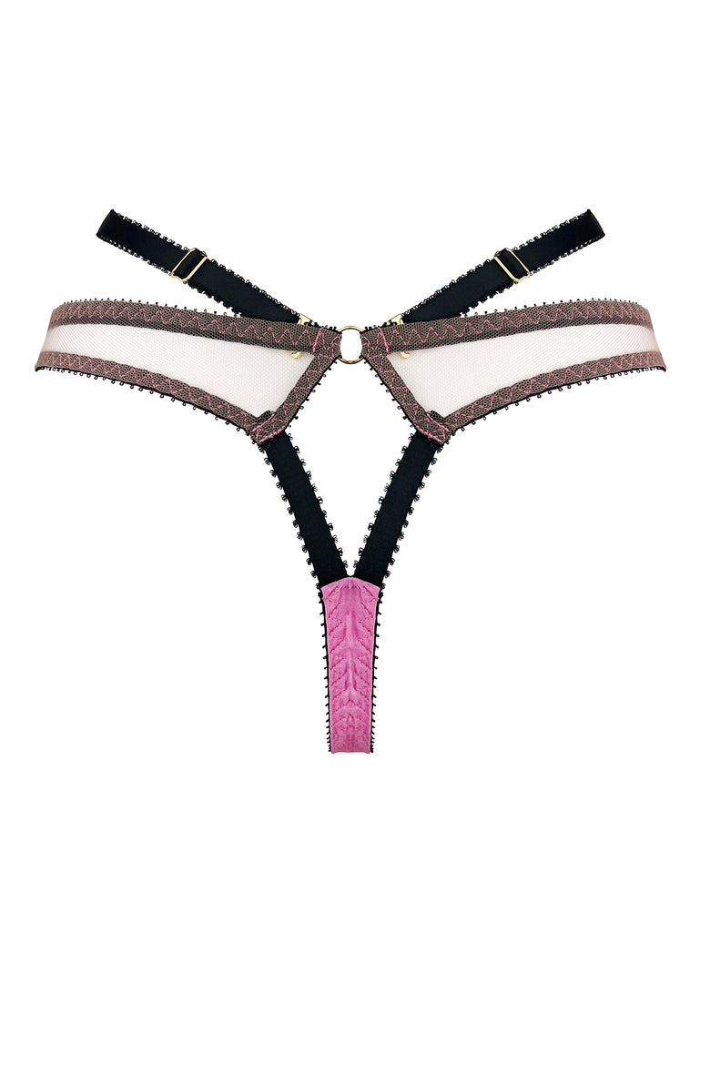 Charlotte Bonbon Silk Thong