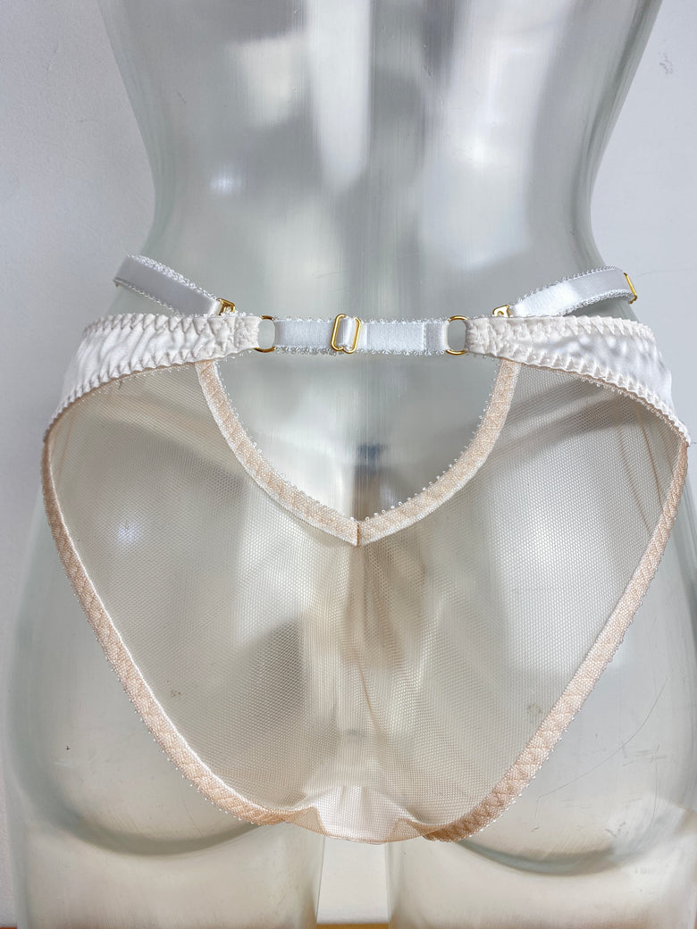 Charlotte Ivory silk brief SS9033