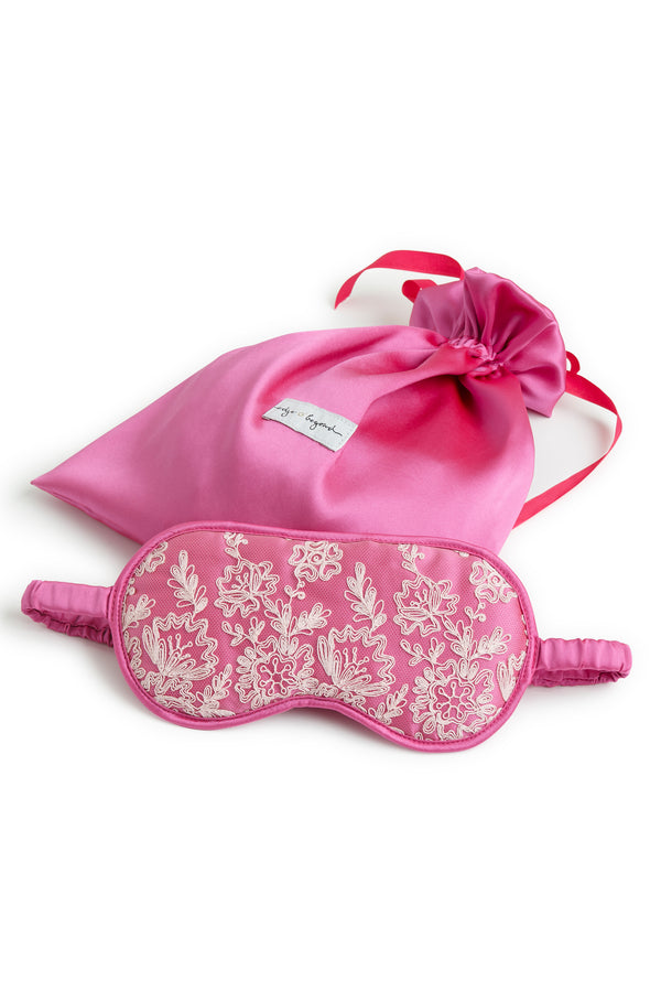 Adaora Silk + Embroidery Eye Mask