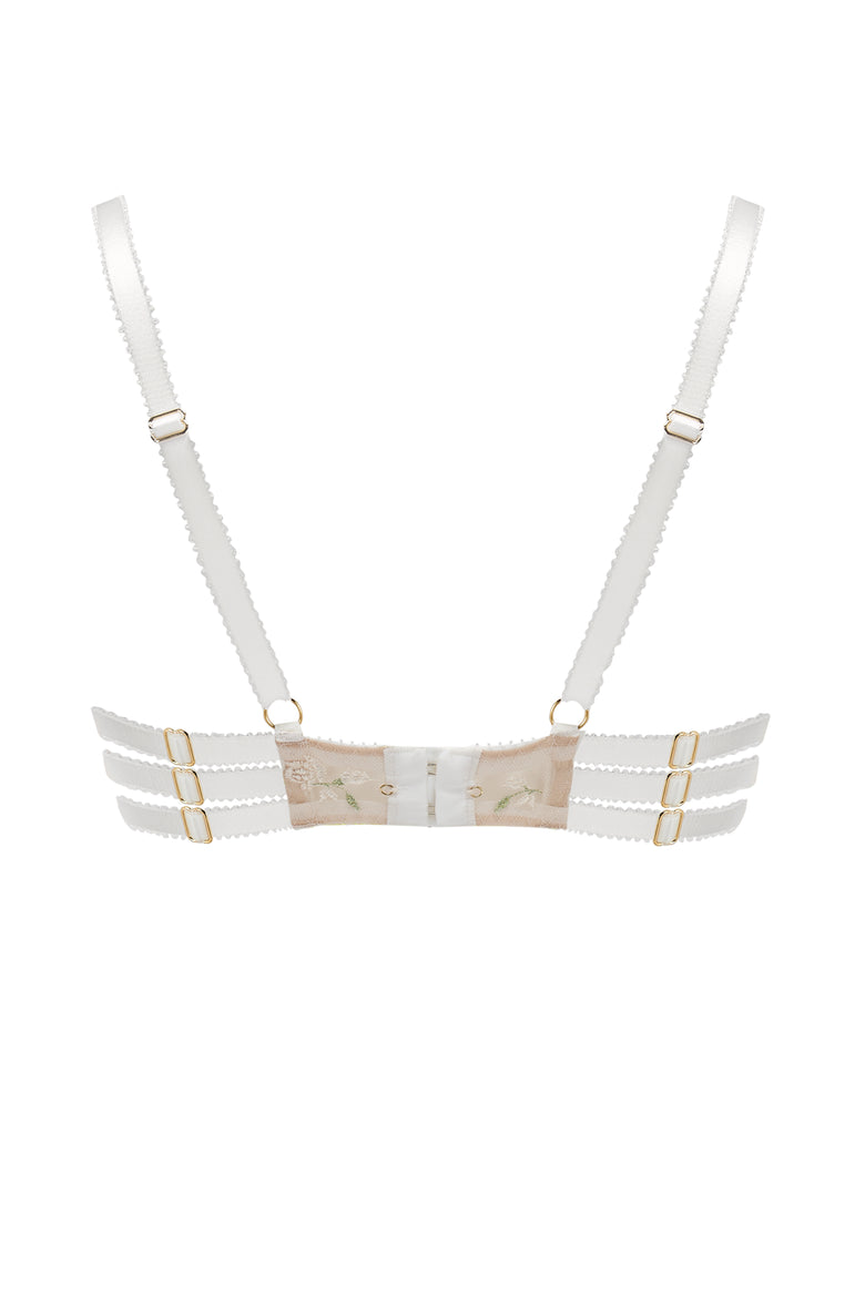 Charlotte Ivory Quarter-Cup Bra