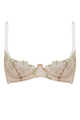 Charlotte Ivory Quarter-Cup Bra