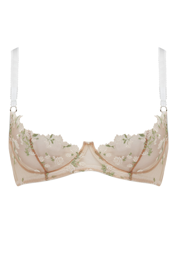 Charlotte Ivory Quarter-Cup Bra