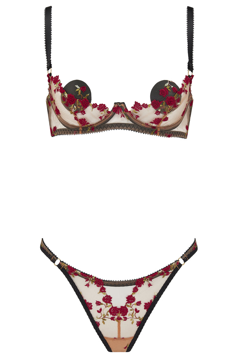 Charlotte Quarter-Cup Bra by Edge o' Beyond