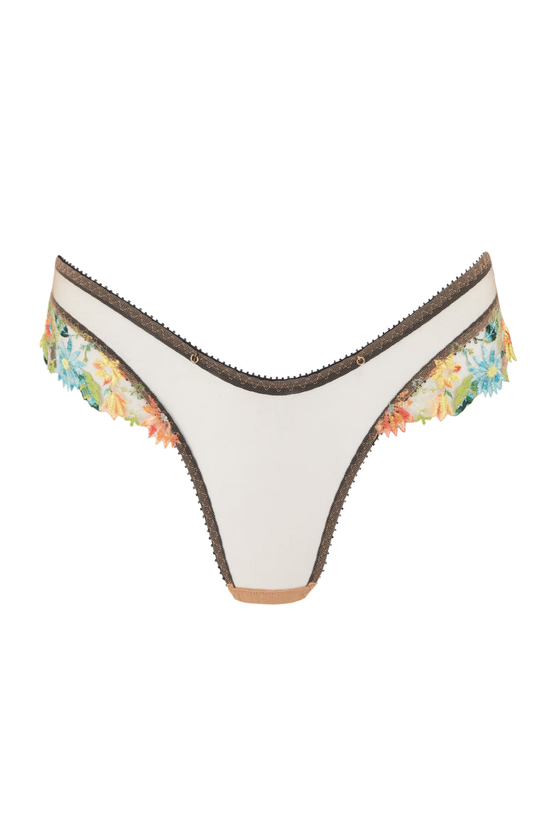 Daisy High Cut Thong