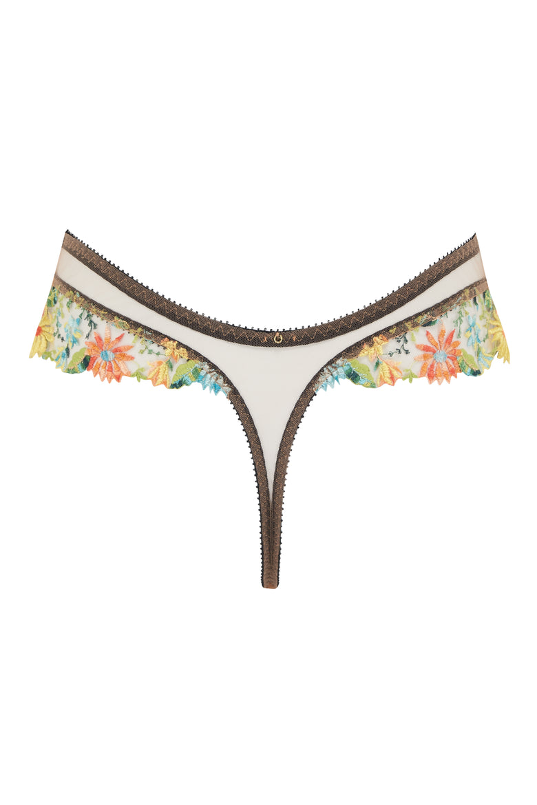 Daisy High Cut Thong