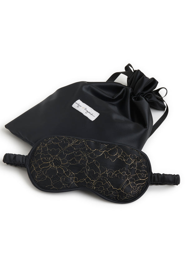 Danice Silk + Lace Eye Mask