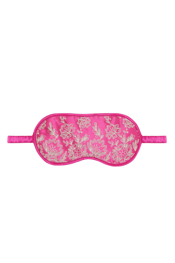 Adaora Silk + Embroidery Eye Mask