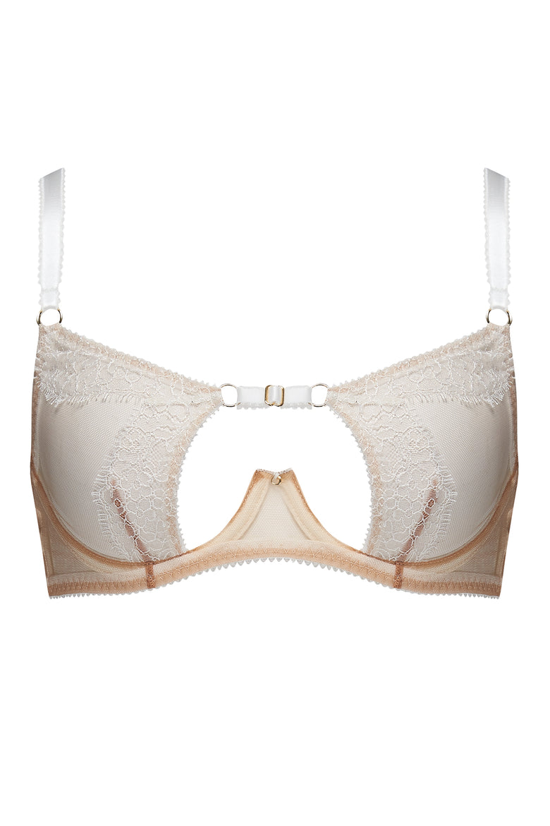 Tamara Ivory Peep Bra