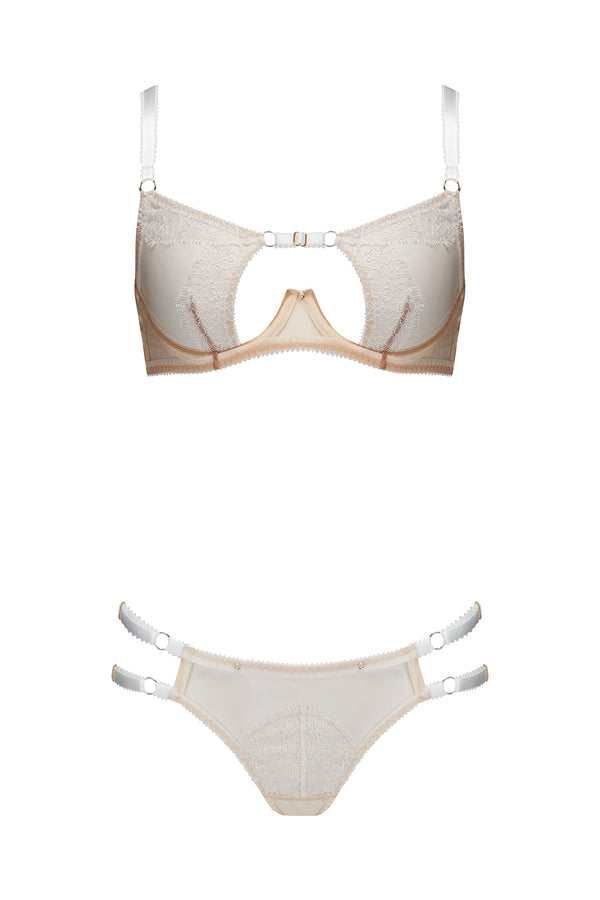 Tamara Ivory Peep Bra